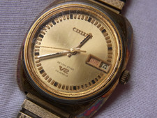 OROLOGIO DA POLSO CITIZEN CRYSTAL SEVEN V2 4-720415 Y 23 JEWEL UOMO VINTAGE FUNZIONANTE