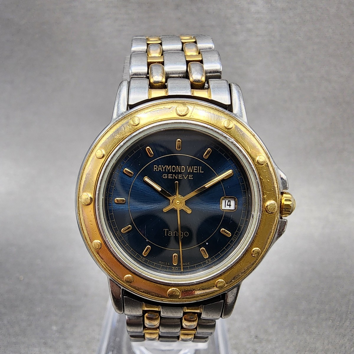 Montre Raymond Weil Tango Blue Dial Raymond Weil Geneve Tango Day
