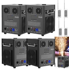 4x 700W Upgrade Cold Spark Firework Machine Sparkler Stage Effect Equipment Show