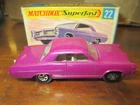 Matchbox Lesney Superfast 22 Pontiac Coupe