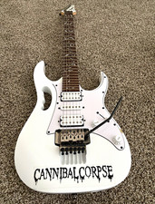 Ibanez JEMJR-WH JEM Series White 6-String RH 24-Fret Electric Guitar + Bag
