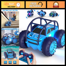 Amphibious Remote Control Car - 360 Stunt Crawler, 4WD, Rechargeable, All Terra