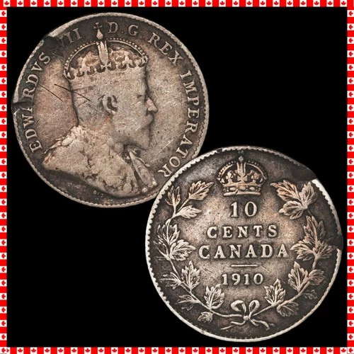 1910 Canada 10 Cents — photo from another recent sale