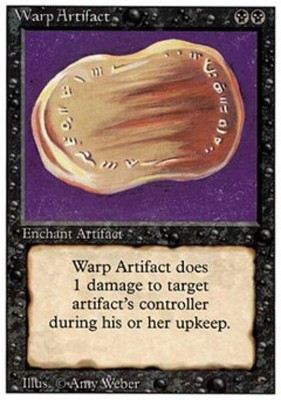 Warp Artifact - Medium Play MTG Revised