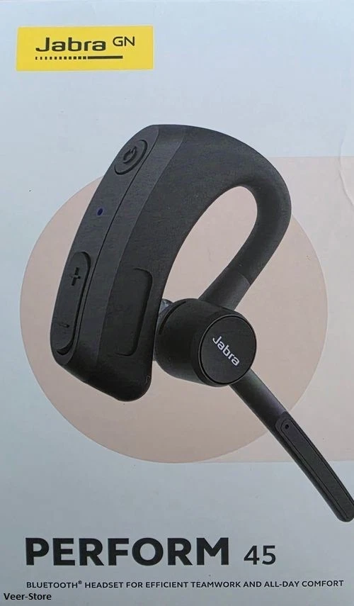 Jabra Perform 45 Mono Bluetooth Headset mit Ohrbügel Schwarz - OVP