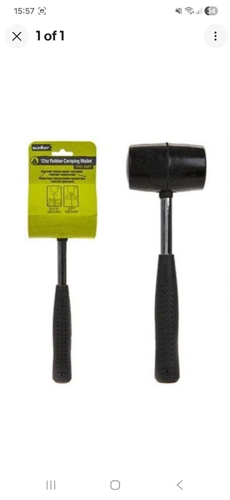 Summit 12oz Rubber Mallet