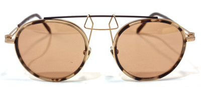 CALVIN KLEIN 205W39NYC edle TITANIUM Sonnenbrille/sunglasses Lederbügel Italy