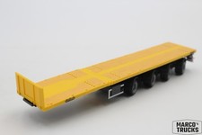 Herpa Nooteboom Tiefbett 4achs gelb unbedruckt 1:87 /H27418