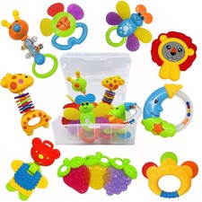 Baby Toys 0-6 Months Infant Toys 0-3 Months Infant Rattles Baby Rattle Teethe...