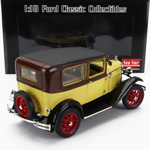 1931 Ford Model A Tudor Bronson Yellow in 1:18 scale by Sun Star - Picture 2 of 2
