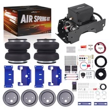 Wireless Compressor Kit Air Spring Bags For Ford F-550 Super Duty 1994-2025