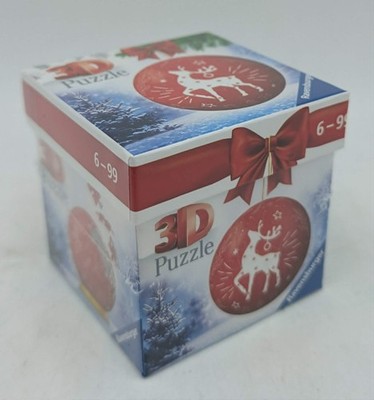 Ravensburger 11495  Weihnachtskugel Rentier 54 Teile 3D Puzzle-Ball Kugel NEU
