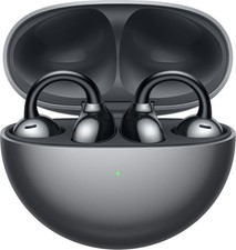 FreeClip Clip-on Open Earphone BLACK HD Call Touch Control Earbuds NEW Japan F/S