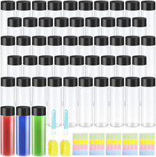 48 Clear Plastic Bottles 12 Oz with Caps - Perfect for Crafts  Parties