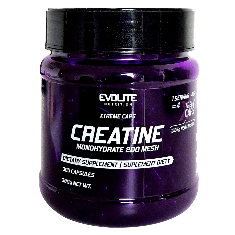 Evolite Nutrition Creatine Monohydrate Xtreme Caps 300 Kapseln Kreatin