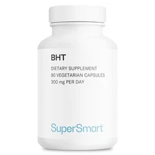 BHT Supplement 300mg - Butylated Hydroxytoluene | Non-GMO Gluten Free 90 Caps