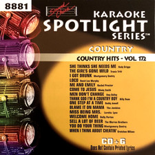SOUND CHOICE SPOTLIGHT KARAOKE - COUNTRY HITS - V172 - SC8881 - TRAVIS TRITT 