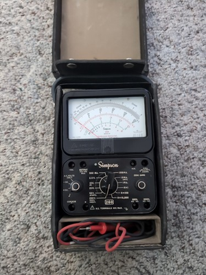 #ad Simpson Model#260 8P Analog Multimeter volt ohm milliammeter $120.00