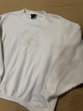Vintage Ivy Crew Originals Sweatshirt USA Made XXL White Embroidered 80s