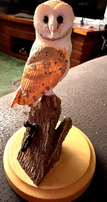 The COUNTRY WILDLIFE Collection 2005 The BARN OWL Bird of Prey Ornament AZ5718