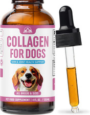 Liquid Collagen for Dogs 120ml Joint Support  Digestion Types I II III USA Made