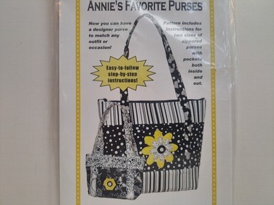 Patterns by Annie - Annie's Favorite Purses (2 Sizes) #PBA106 - Uncut