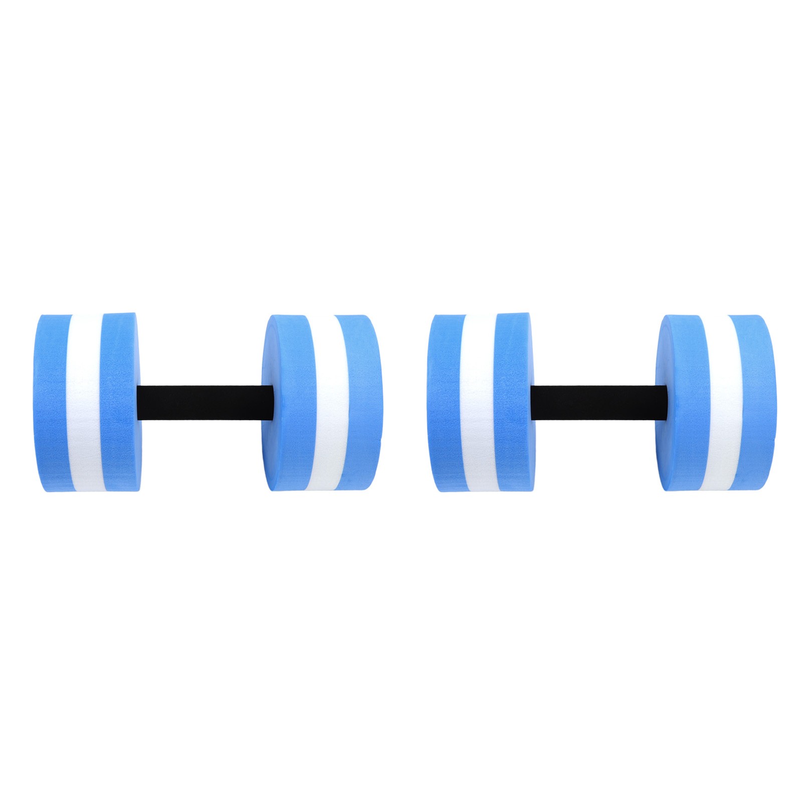 Blue 2 PCS EVA Water Floating Dumbbell Yoga Exercise Water Foam Dumbbell Fit BL