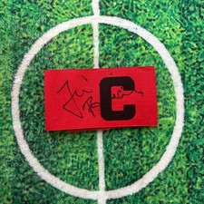 Július Bielik Of Czechoslovakia & Sparta Prague Signed Captain Armband wCOA