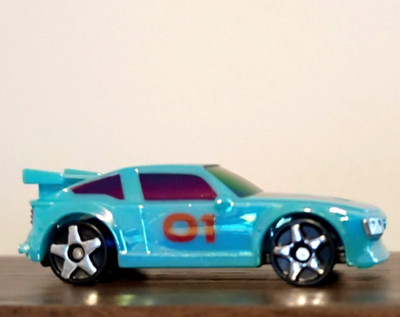 Driven By Battat SUPER RARE DATSON CHASE TEAL BLUE CHROME WITH ACCES. SEE PICS.