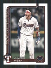 2025 Topps #51 Jonah Heim Texas Rangers 41410