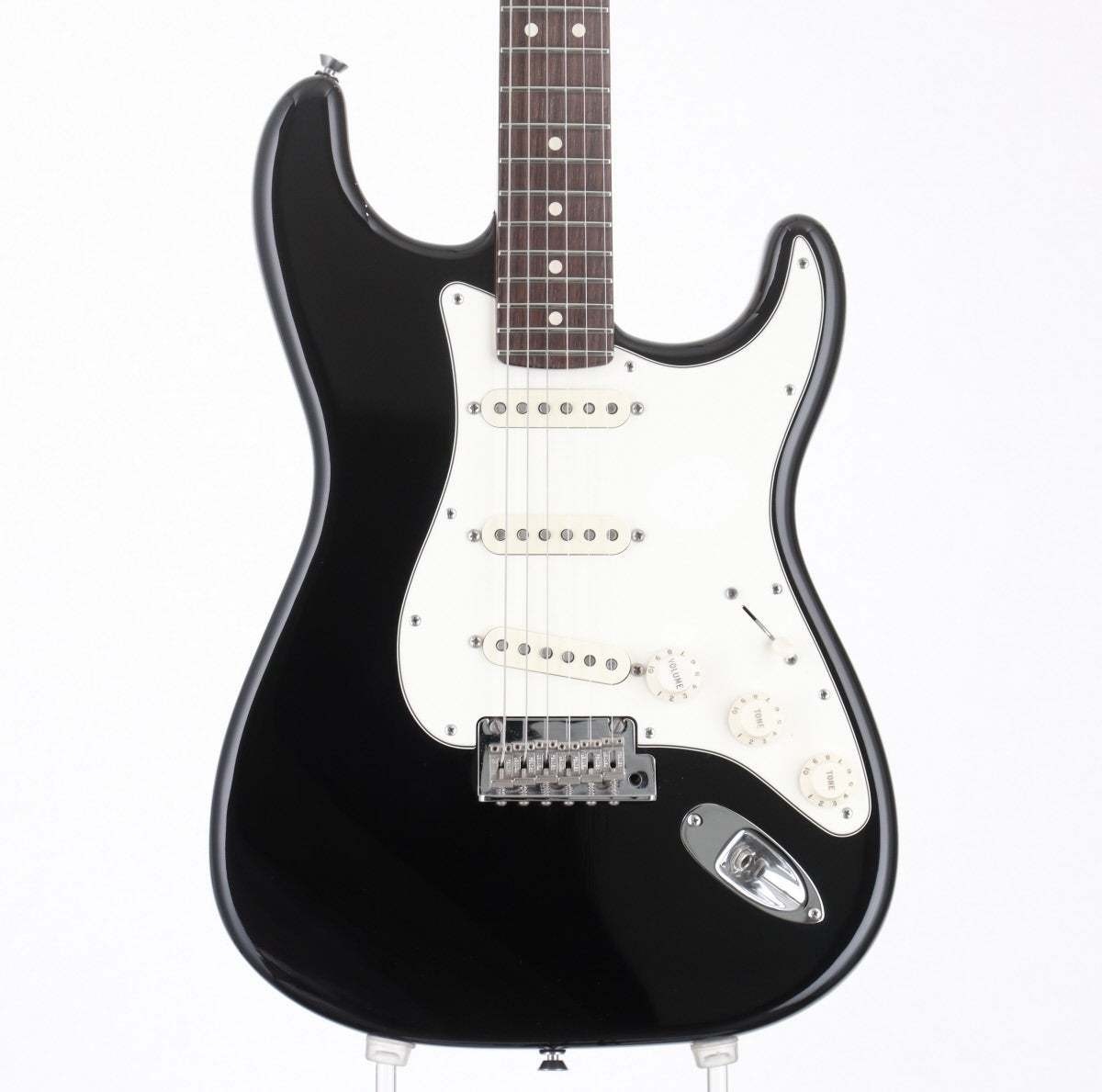 Fender American Standard Stratocaster Black Rosewood Electric Guitar Used