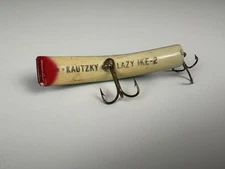 Vtg KAUTZKY LAZY IKE 2 Fishing Lure Exceptional paint.