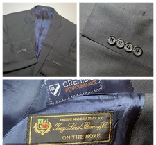 Loro Piana On The Move Performance Wool Silk Blazer Cremieux Jacket 42R