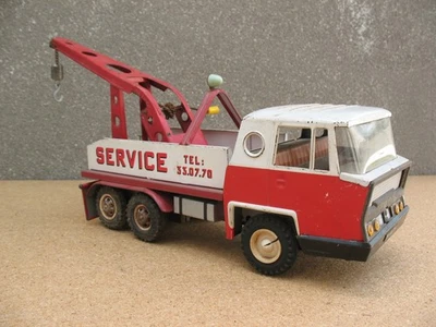 JOUSTRA CAMION DE DEPANNAGE BERNARD - ROUGE ET BLANC - - Photo 1/4