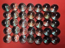 Nice Clear Glass 3/4  marbles - lot of 35