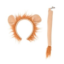 Animal Ears Headband Tail Lion Costumes Children s Day Stage Performance Props