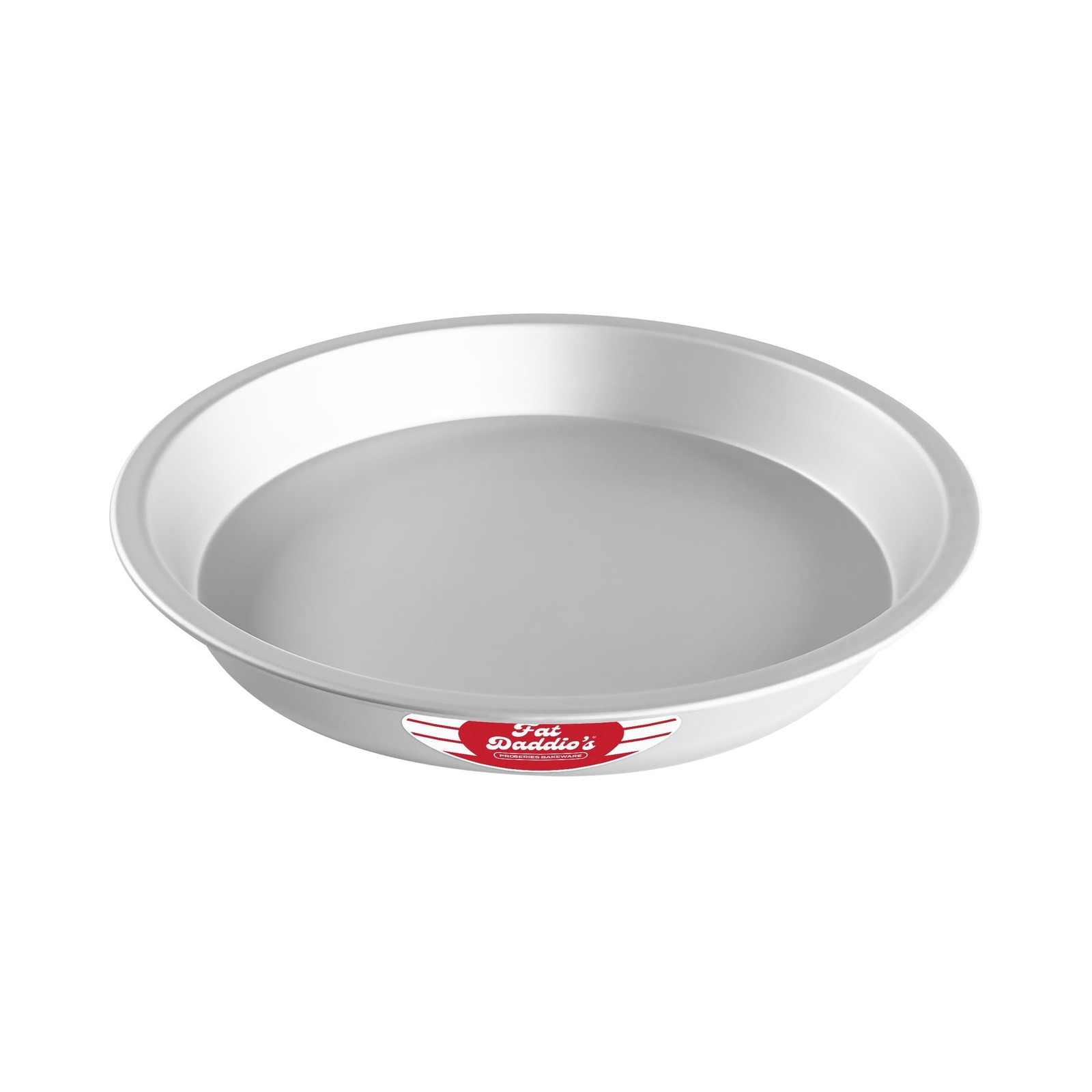 Fat Daddio's PIE-12 Anodized Aluminum Pie Pan, 12 x 1.5 12 x Inch, Silver
