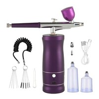 Airbrush-Set Mit Kompressor FüR Nagelkunst, Barbier, Make-Up & Malerei