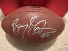 Barry Sanders signed Official NFL Wilson Football, Five Star Grading Certified