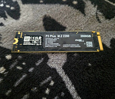 Crucial P3 Plus 2TB M.2 2280 NVMe PCIe Gen4 Internal SSD CT2000P3PSSD8