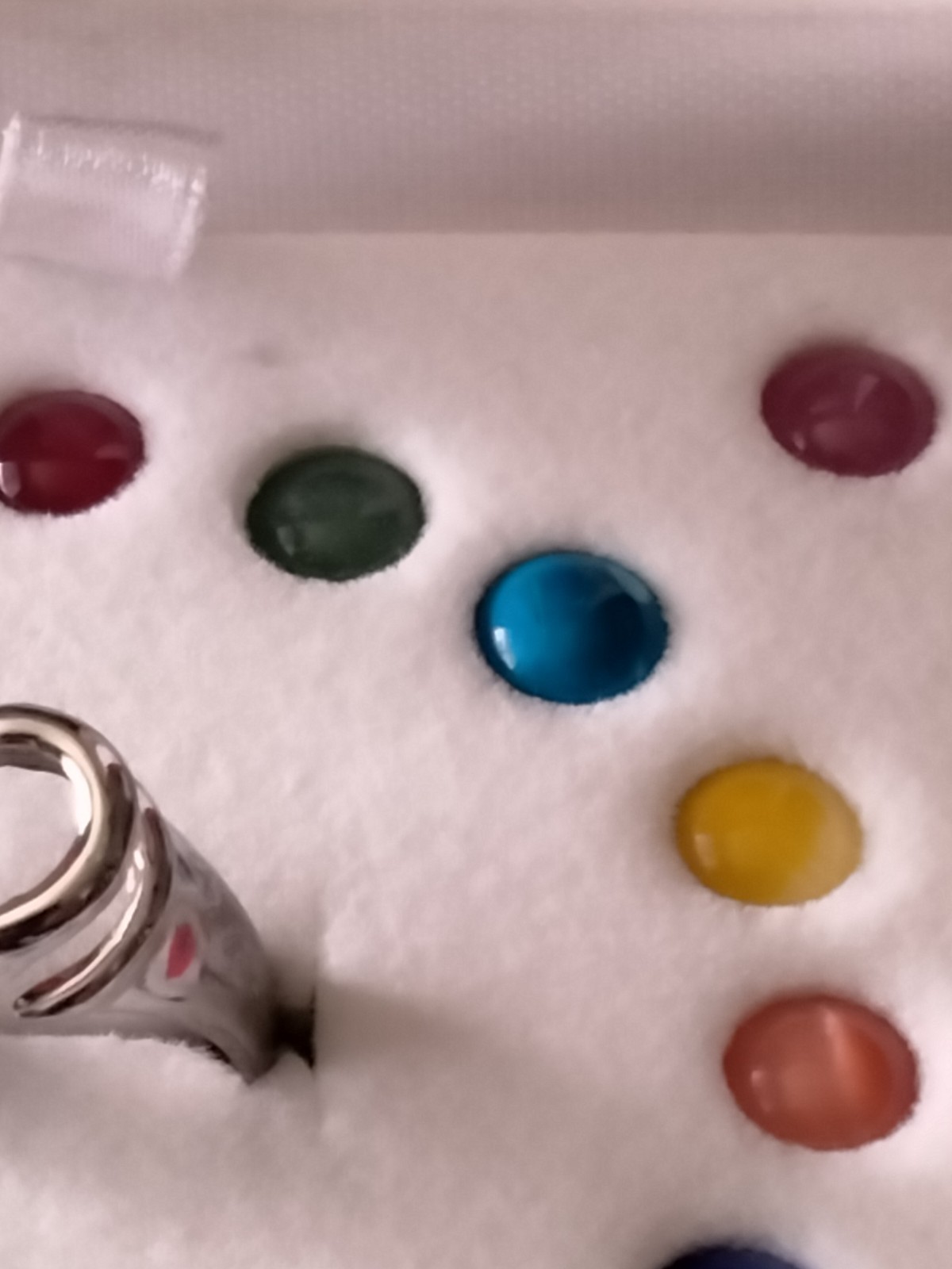 Sterling Silver Ring with 19 Interchangeable Ston… - image 6