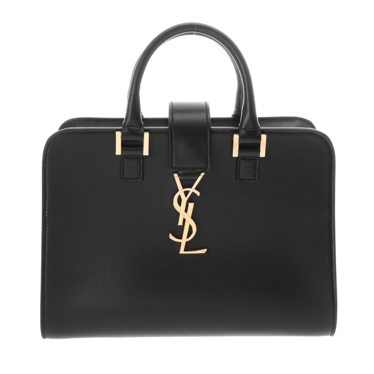 AUTENTICA BORSA SAINT LAURENT BABY CABAS 2WAY NERA GAB568853Y0822 DONNA F S