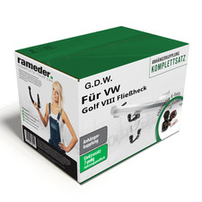 G.D.W. Anhängerkupplung abnehmbar & 7poliger E-Satz für VW Golf 8 FH 19- Neuware