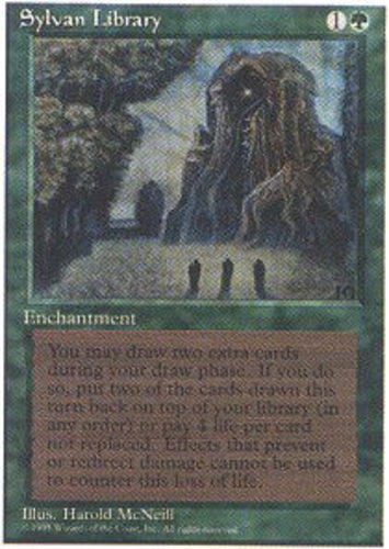 [1x] Sylvan Library Near Mint, English Fourth Edition MTG Magic