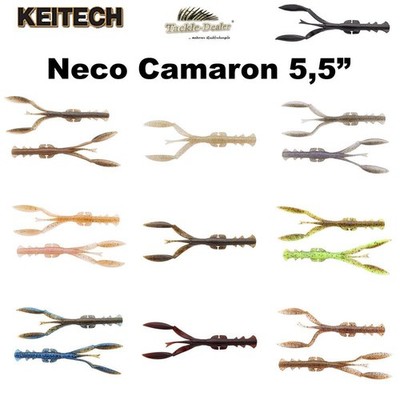 Keitech Neco Camaron 5,5'' Creature Bait Garnele Barsch Hecht Zander NEU 2023