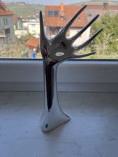 Schmuckhalter Hand In Chromoptik Deko Ringhalter Silber Silberfarben