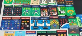 Large lot of Intellivision Game Overlays
