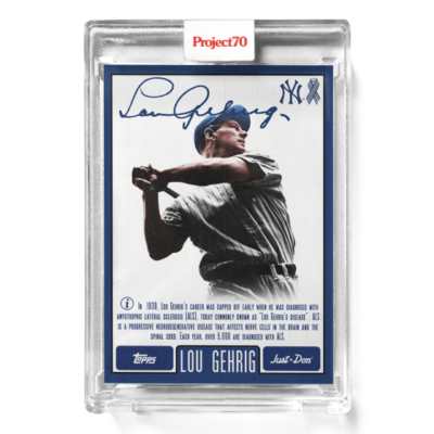 2021 TOPPS PROJECT70 #636 Lou Gerhrig By Don C | eBay