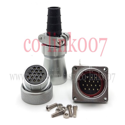 WF28 16Pin Panel Mount Waterproof Connector IP67,Industrial Electrical Connector - 第 3/7 張圖片