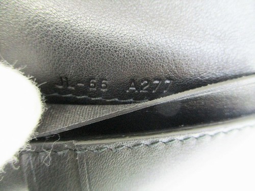 Auth Salvatore Ferragamo Gancini Black Leather Bifold Wallet #8524 - Picture 11 of 12